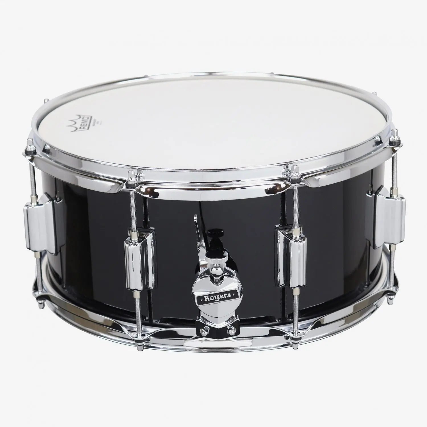 ~NEW!~ Rogers 26PB Powertone Series 6.5x14 Snare Drum in Piano Black Lacquer (SAVE $180!)